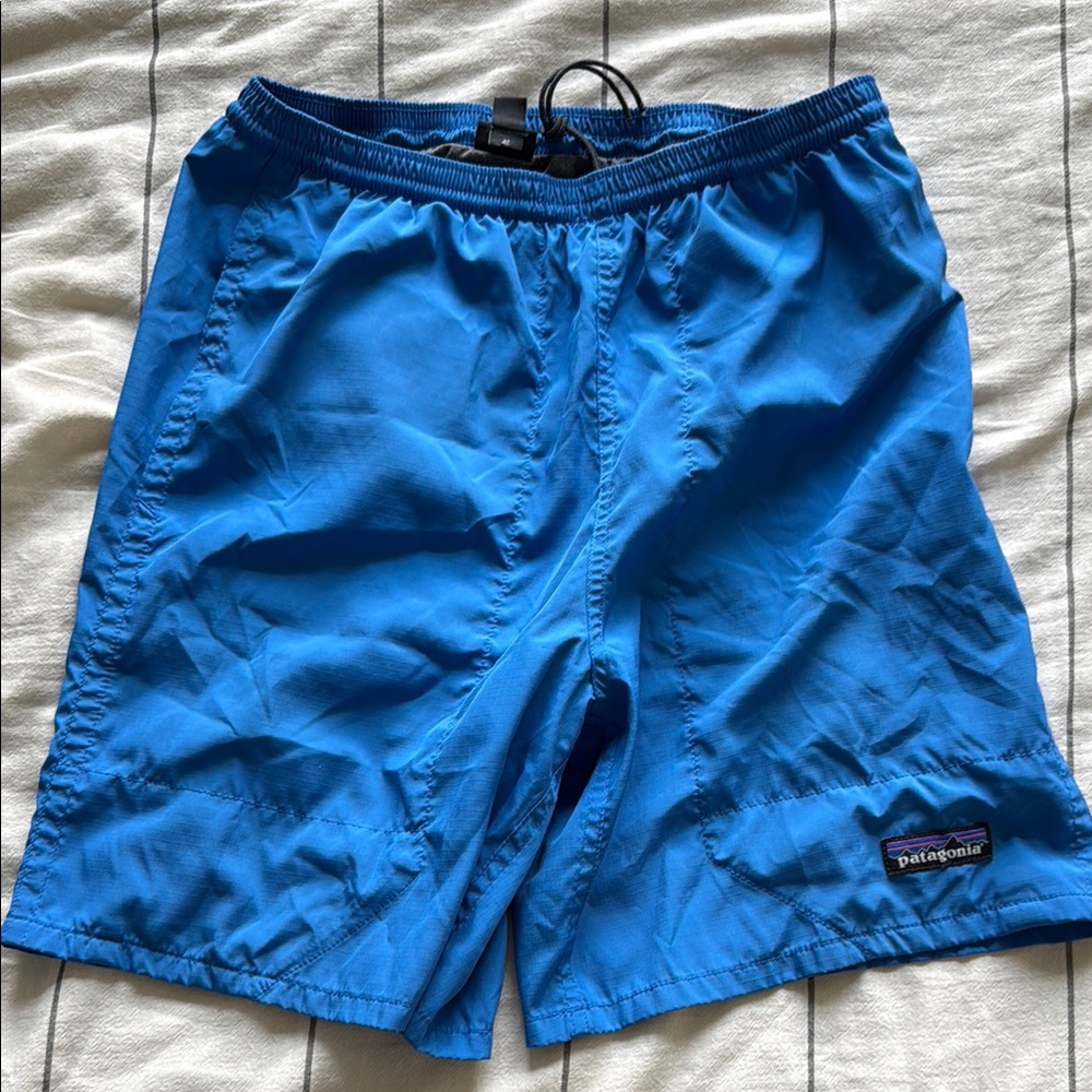 Patagonia Royal Blue Swim Trunks Quick-Dry Elastic Waist